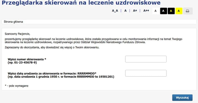 Jak sprawdzić swój numer w kolejce oczekujących na sanatorium NFZ